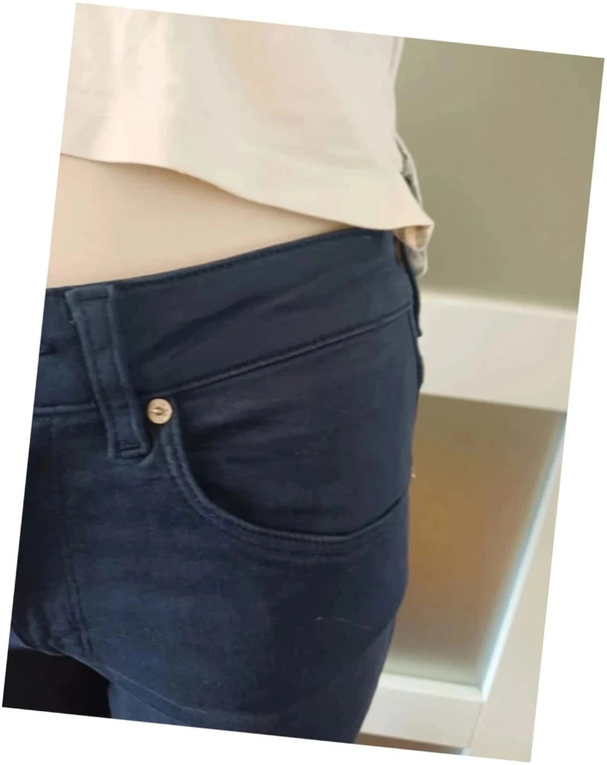 Pantalon Slim Gant - Bleu Marine - W27 L34 (Taille 34/36) – photo 3